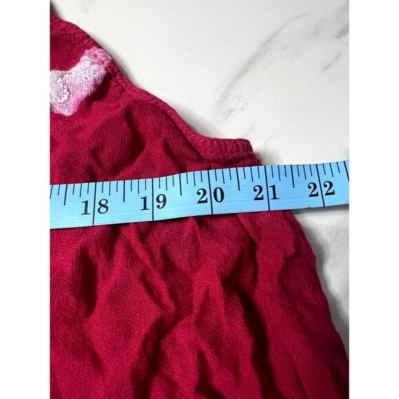 California Woman Free Size Red Pink Paisley Flowy Boho Beach Swimsuit Coverup - Picture 11 of 11